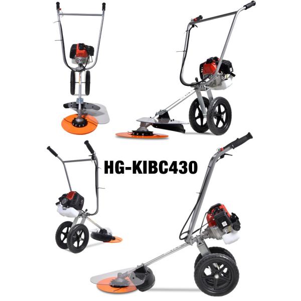 プラッター 草刈機 手押し式 レビューを書けば送料当店負担 エンジン 刈払機 草刈り機 Hg Kibc430 43cc 送料無料 1年保証 2サイクル