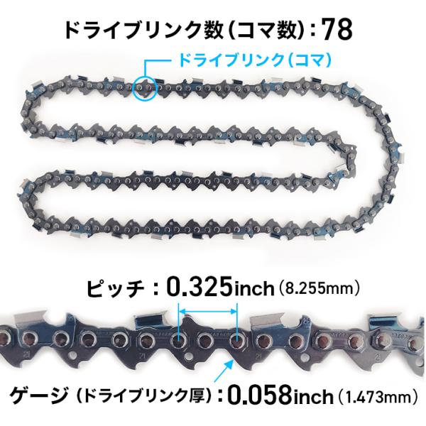 HAIGE ソーチェン【オレゴン社製】ピッチ0.325