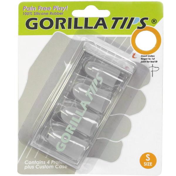 他サイト： Gorilla Tips Small Clear ゴリラチップス 指先が痛くない クリアカラー Sサイズの商品画像