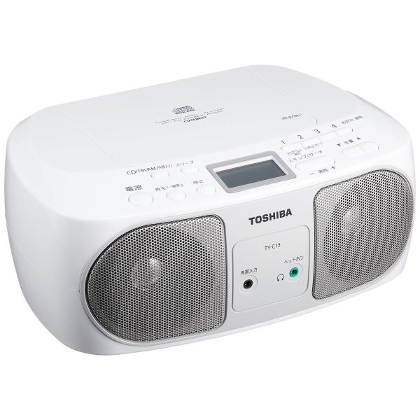 他サイト： 東芝 CDラジオ TY-C15 (S) AUX シルバーの商品画像