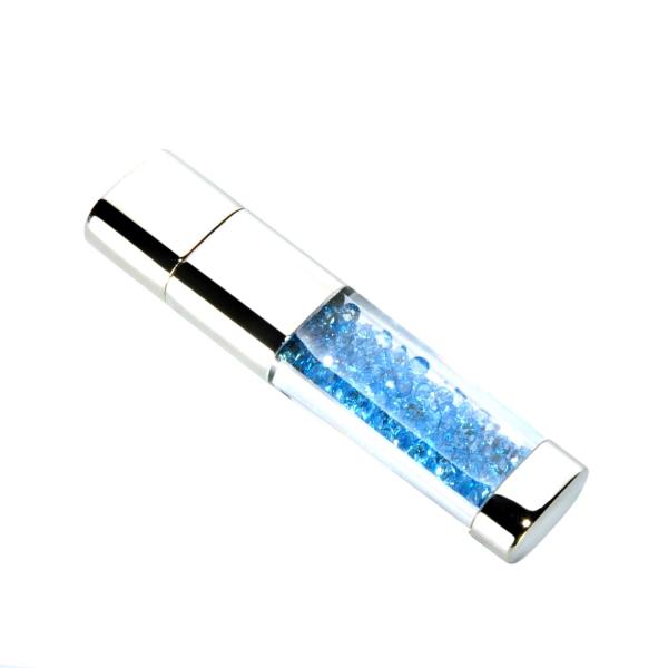 USBメモリ 可愛い クリスタルメモリ16GB ラインストーンUSB 防水フラッシュドライブ - ローズレッド/ホワイト/パープル/ライトブルー 4色