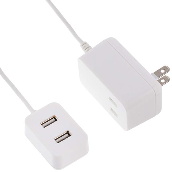 他サイト： トップランド(Topland) USB 電源タップ AC1個口 USB2ポート 延長コード 2.0m 急速充電 ほこり防止シャッター オートパワーシスの商品画像