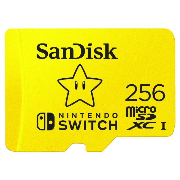 他サイト： Sandisk SDSQXAO-256G-GN3ZN memory card 256 GB MicroSDXC Nintendoの正式ライセンス 海外の商品画像