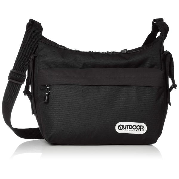 他サイト： [アウトドアプロダクツ]ショルダーバッグ ラフ 大容量 マザーズバッグ 旅行 斜め掛け 16L ブラック1(オールブラック)の商品画像