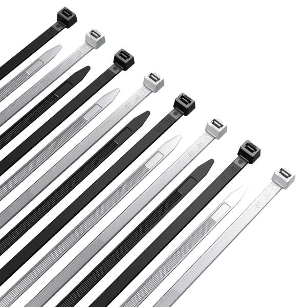 オーディオファン 結束バンド 4.6mm幅 199mm 難燃 ブラック 100本