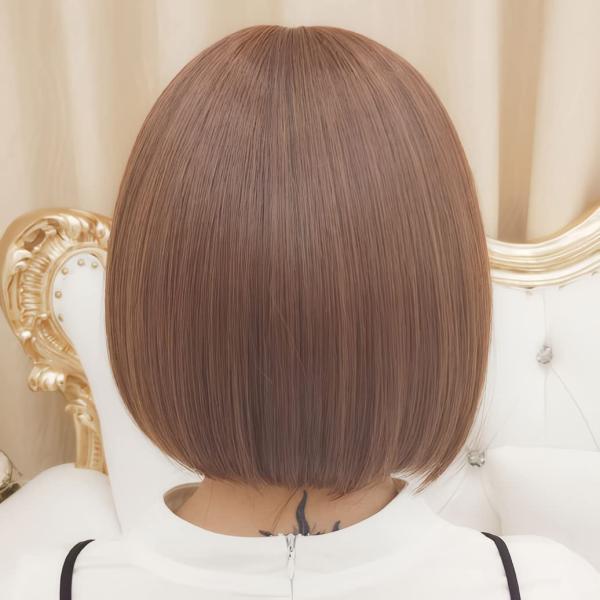 ウィッグ ショート ボブ フルウィッグ 金髪 ストレート カール