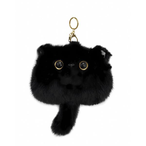 HUIJUFU] かわいい猫のぬいぐるみ小銭入れキーホルダー女性の