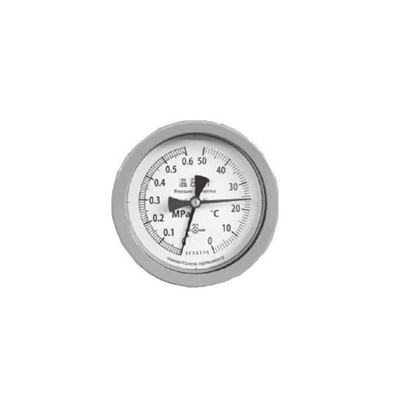 ◆山本計器 温圧計(屋内外兼用) 型式:F233 ５０℃ 未使用品 送料1,000円◆ 山本計器製造:温圧計(屋内外兼用) 型式:F233 : 配管部品 ヤフー店