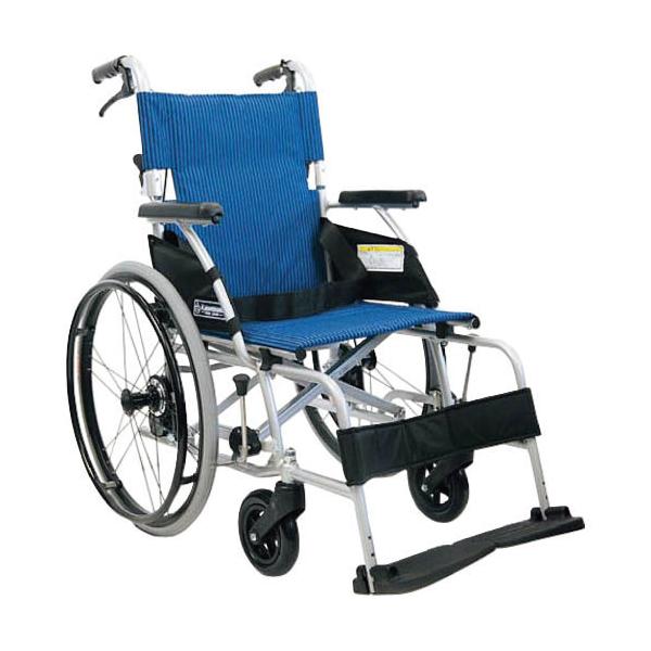 自走用車いす 軽量車椅子 BML22-40SB ソフトタイヤ（ノーパンク） 折りたたみ可 バンド式介助ブレーキ　非課税 カワムラサイクル