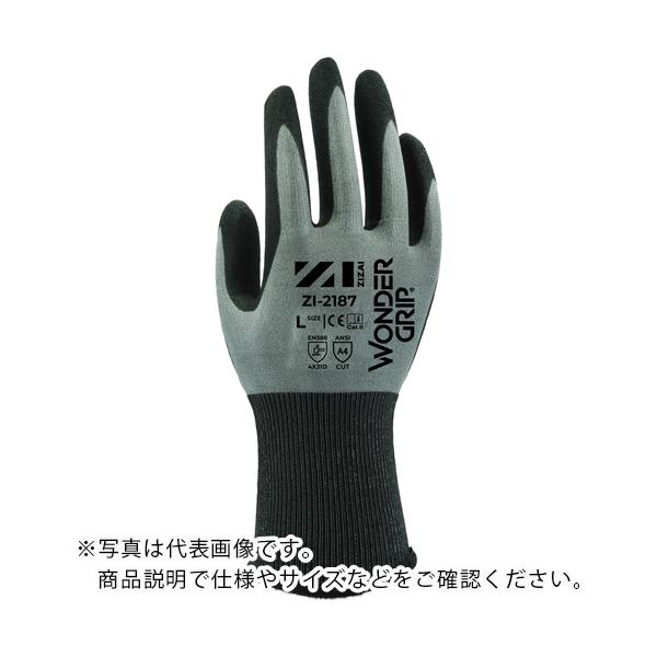 Weed 耐切創手袋 ZIZAI ZIー2187 ニトリル背抜き 21ゲージ M