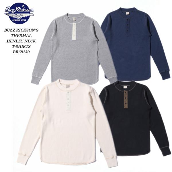 BUZZ RICKSON'S THERMAL HENLEY NECK T-SHIRTS バズリクソンズ