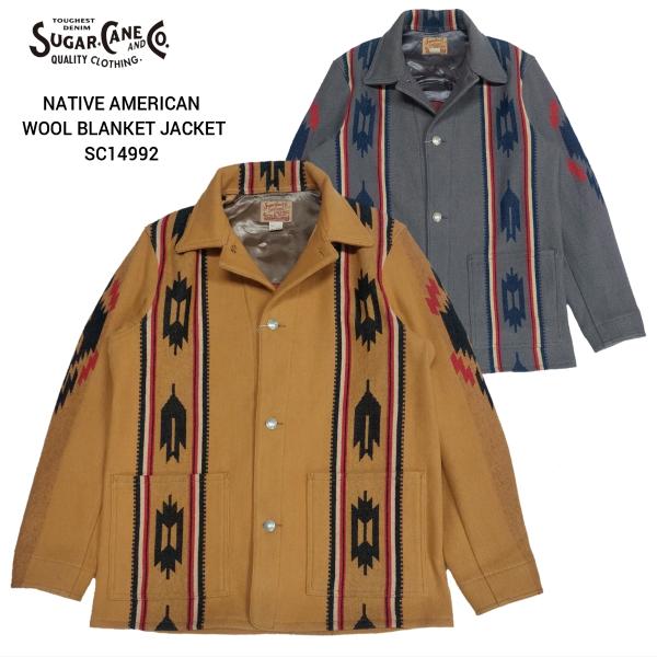 SUGAR CANE NATIVE AMERICAN WOOL BLANKET JACKET シュガーケーン