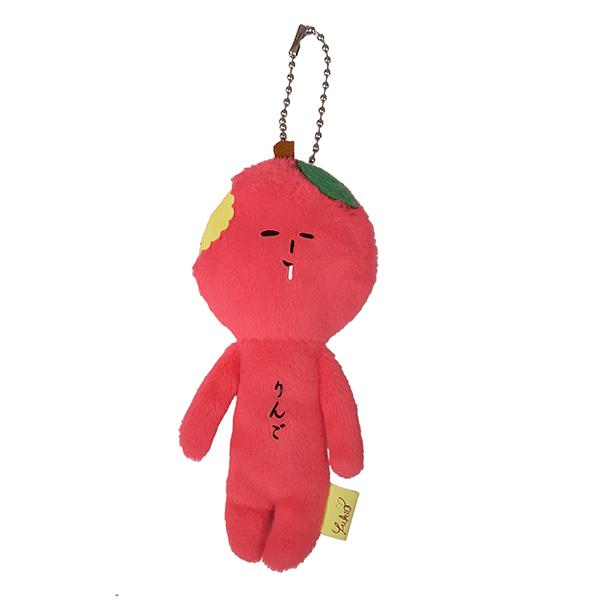 ゆきお ぬいぐるみマスコット りんご : ハイカラ横丁Yahoo!店
