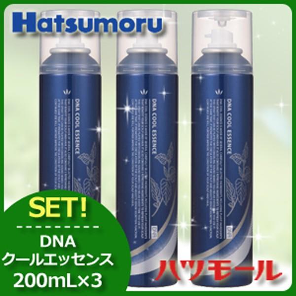 ハツモール DNA クールエッセンス 200mL ×3本 セット /ブランド：ハツモール /メーカー：株式会社 田村治照堂 /ヘアトニックパチパチはじける心地よい炭酸泡と数種の植物エキスが頭皮環境を整え、健康な髪を育みます。5つの爽快成分と...