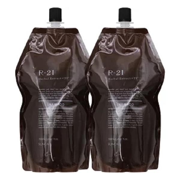 セット・送料無料》【サンコール】R-21 シャンプー 700ml レフィル 2個