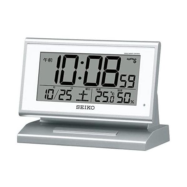 セイコー クロック 目覚まし時計 自動点灯 カレン 評判 電波 デジタル