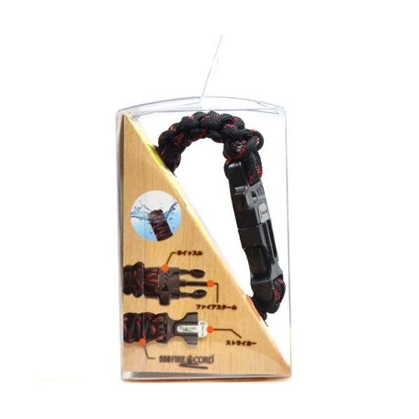 Medium シンレッドライン ファイアコードブレスレット 開催中 Cord Fire