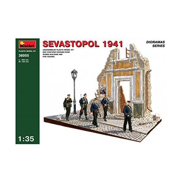 ミニアート 1/35 ジオラマベース5 セヴァストポリの戦い プラモデル