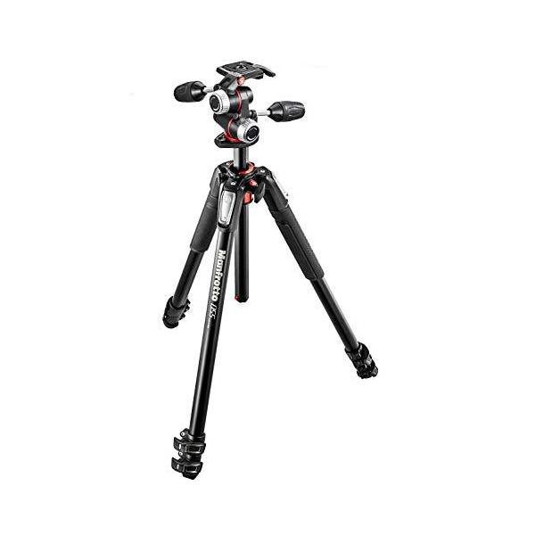 Manfrotto プロ三脚 055シリーズ アルミ 3段 + RC2付3Way雲台キット