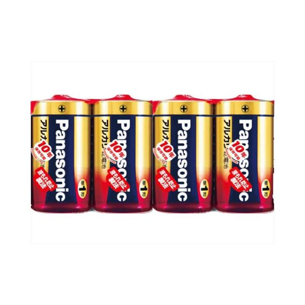 アルカリ単1乾電池 4本セット パナソニック