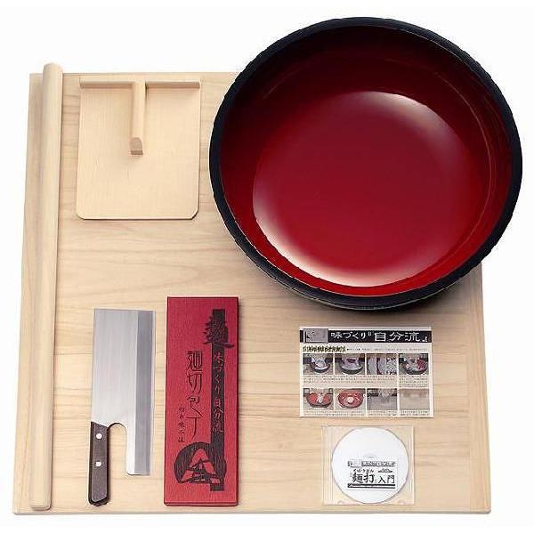 豊稔企販/豊稔 普及型麺打セット・大（そば、うどん「麺打入門」DVD