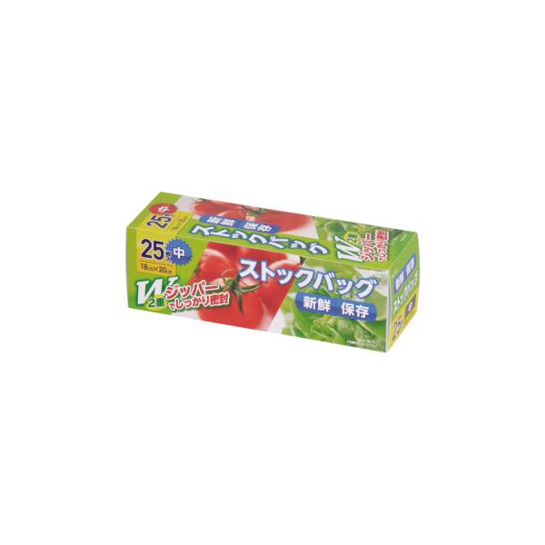 パール金属 ストックバッグ(中)25枚入 E-3611