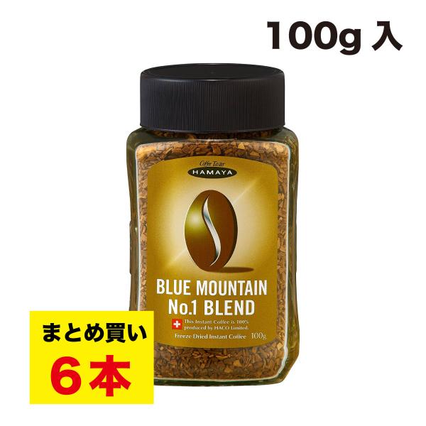 ハマヤ コーヒー ブルーマウンテンブレンド No.1 100g ×6個 ハマヤ コーヒー ブルーマウンテンブレンド No.1 100g ×6個