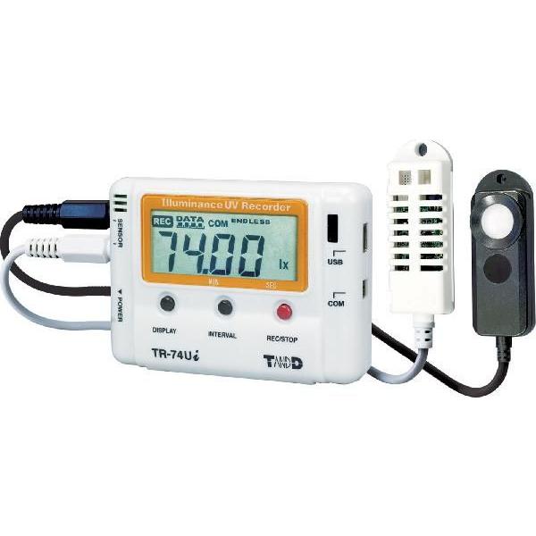 �e�B�A���h�f�C TR-74Ui �Ɠx�E���O���E���x�E���x�f�[�^���K�[ �ԊO���EUSB�ʐM�^�C�v T&amp;D