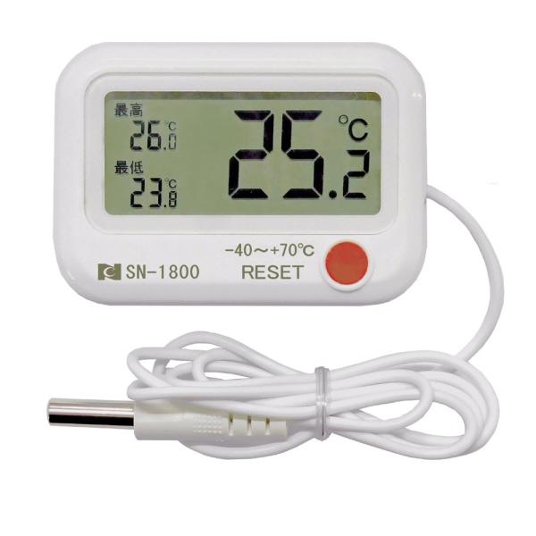 熱研 SN-1800 冷凍・冷蔵庫用デジタル温度計 -40〜+70 
