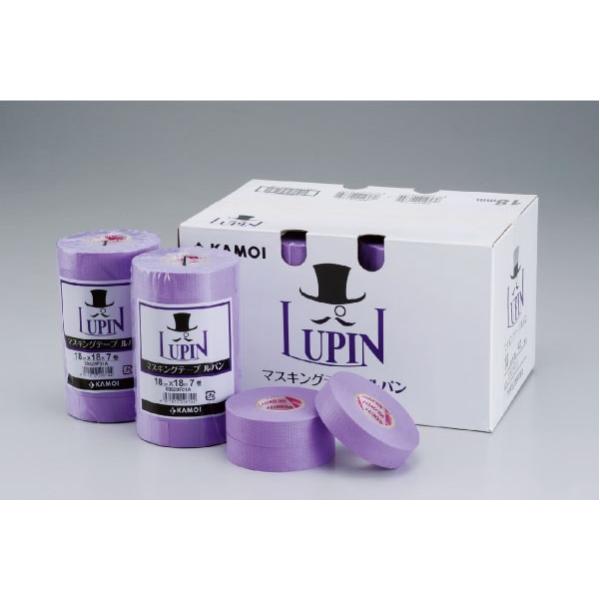 養生・マスキングテープ　塗装用 マスキングテープ ルパン(LUPIN)　18mm×18m　42巻入り