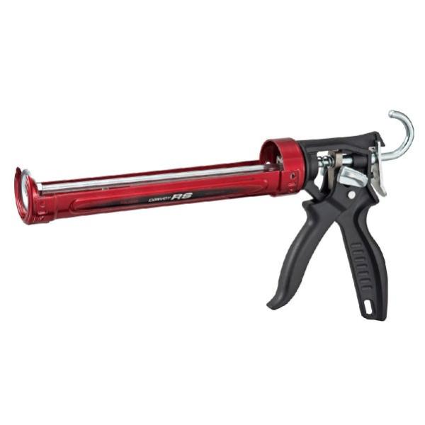 【メーカー定価￥(税抜)】7,100【梱包数量】1個/箱【品番】CNV-RS【製品重量】740g【適合コーキング剤サイズ】筒長さ216ｍｍまで、φ50まで、容量330ml【押出し量】6mm、12mm◎コーキング剤の硬軟に対応　押し出し力切り...