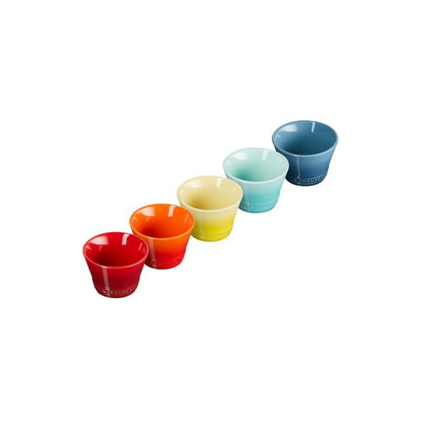 【新品】LE CREUSET ルクルーゼ ネオ•ボール 5個セット レインボー LE CREUSET (ルクルーゼ) ネオ・ボール レインボー 5Pセット