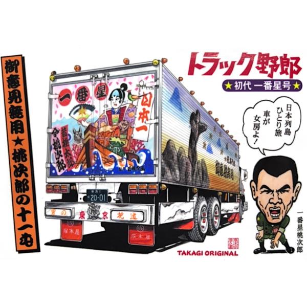 一番星トラック トラック野郎 プラモデル制作 アオシマ 1/32 トラック野郎 一番