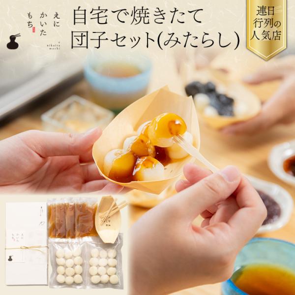 家団子 みたらし 4食 セット 団子 お取り寄せ 餅 冷凍 国産 えにかいたもち 北海道 取り寄せ スイーツ 和菓子 ギフト 贈り物 贈答
