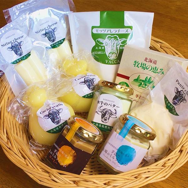 ギフト チーズ バター ジャム モッツァレラチーズなど 7種 北海道 オリジナルギフトセット Assort Cheeses 7 北海道箱根牧場 オンラインストア 通販 Yahoo ショッピング