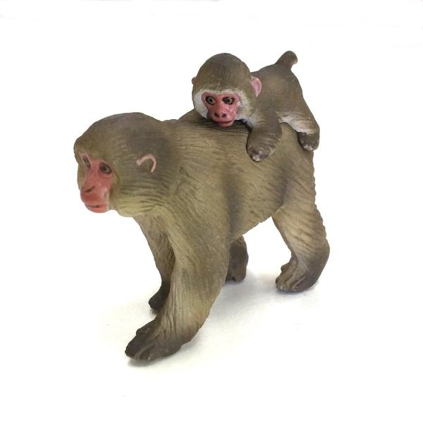 ミニチュアプラネット ニホンザル 母と子 動物フィギュア 動物フィギュアの箱庭 通販 Yahoo ショッピング