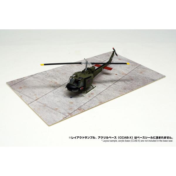 コレクションケースXシリーズに対応するスケールモデル用ベースシールです。別売のアクリルベース（CCAB-X）に貼ってご利用いただくことで、アクリルベース1枚に表裏2パターンでお楽しみいただけます。スケール表記は参考的な目安です。■内容　エア...