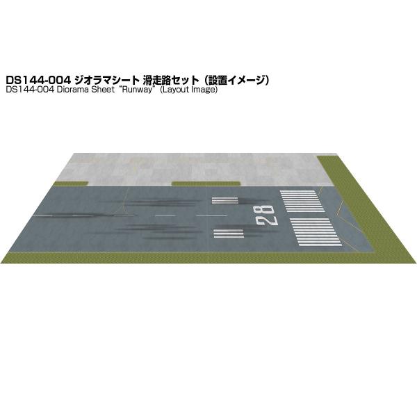 ■紙製ジオラマレイアウト用シート（同シート2枚入：ベース）■サイズ　900mm x 600mm■両面フルカラー印刷■1/144スケール対応＊画像はレイアウト例です。本商品に模型は付属しておりません。