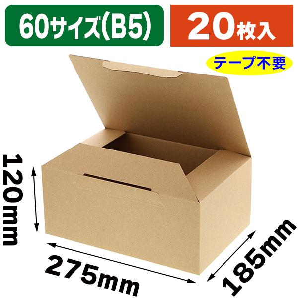 宅配箱）テープレス段ボール B5用-120/20枚入（K05-4901755210965