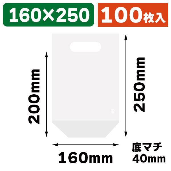 《仕様》─────────────────　［サイズ］160×250×底マチ80(穴から下の高さ200)mm　［材　質］OPP 0.03mm　［形　状］スタンドパック（手穴付）　［品　種］青果用ポリ袋　［入　数］100枚入　［単　価］1枚あ...