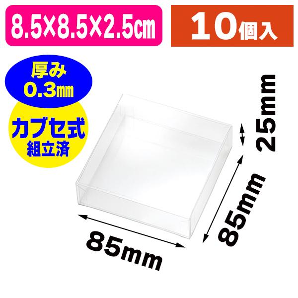 クリアケース）PETクリアケース 85×85×25/10個入（K05-4901755723243