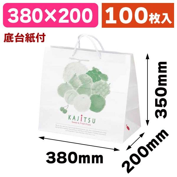 （果物用手提紙袋）果実パレット手提袋（大）/100枚入（L-1004）