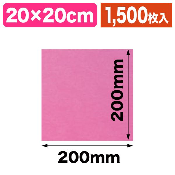 《仕様》─────────────────　［サイズ］200×200mm　［材　質］紙（両面PE）　［　色　］ローズ　［形　状］正方形　［品　種］敷紙　［入　数］1500枚入　［単　価］1枚あたり＠9.8円（税別）　［型　番］L-2559─...