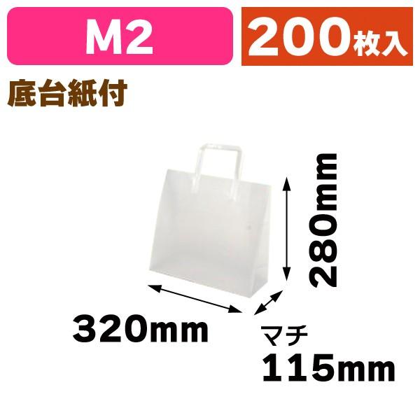 半透明手提げバッグ）無地フロストバッグM2/200枚入（YOH-284） : 箱の