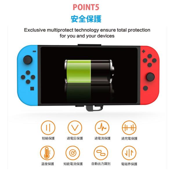 Nintendo Switch モバイルバッテリー 大容量 mah 軽量 小型 充電器 ニンテンドースイッチ 任天堂スイッチ ケーブル内蔵 Buyee 日本代购平台 产品购物网站大全 Buyee一站式代购 Bot Online