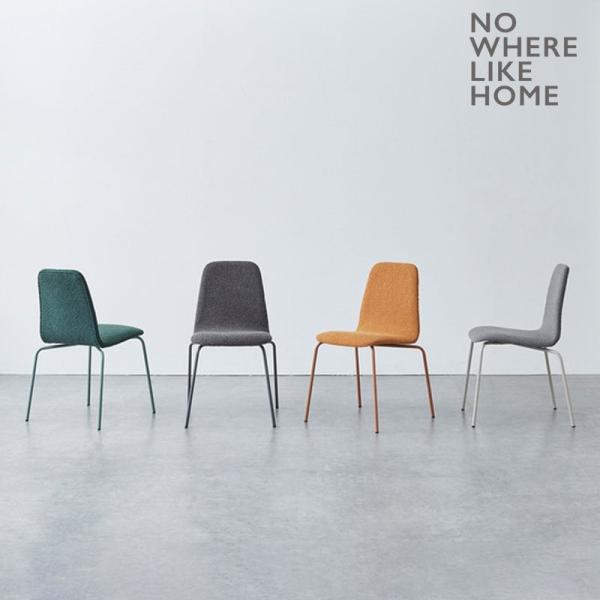(正規品)ダイニングチェア チェア 椅子 おしゃれ スチール ファブリック 北欧 dining chair MORNO モルノ NWLH ノーウェアライクホーム