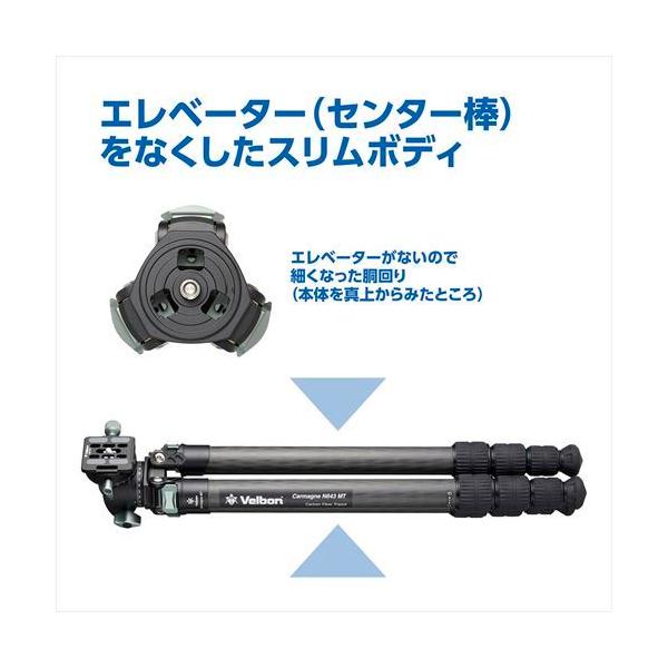 �y�A�E�g���b�g �󂠂�����zVelbon  ���^�J�[�{���O�r 4�i �J���}�[�j�� N643 MT  CM-N643MT 4907990501226 ���i�摜2