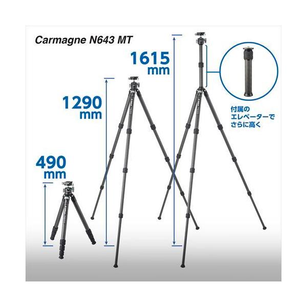 �y�A�E�g���b�g �󂠂�����zVelbon  ���^�J�[�{���O�r 4�i �J���}�[�j�� N643 MT  CM-N643MT 4907990501226 ���i�摜5