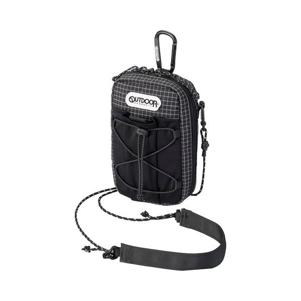 OUTDOOR PRODUCTS（アウトドアプロダクツ） スマートフォンポーチ 07 ブラック ODPPO7BK 4977187209921