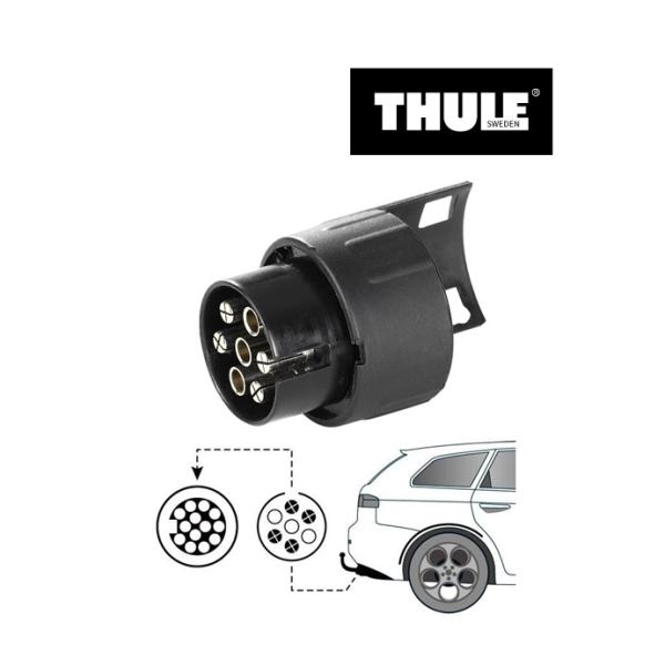 THULE スーリー リアキャリア 変換コネクター 車両の欧州7ピンを13ピンにする TH9906